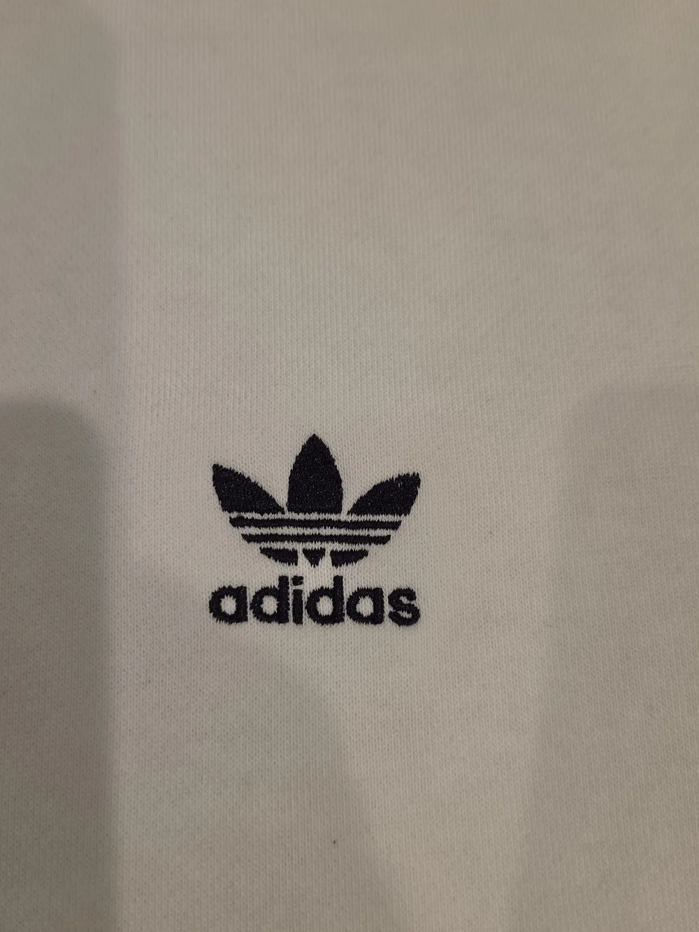 XL, Adidas Men's White Trefoil Hoodie